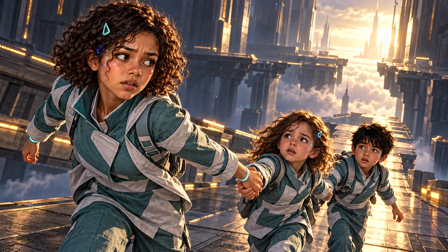 Who gets out? Promotional trilogy artwork.